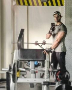 Rohit Sahni at the gym