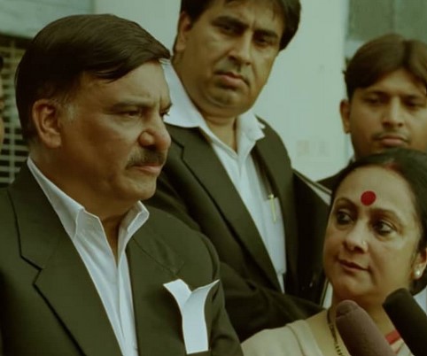Shammi Narang in a still from the film Jessica Lal Murder Case in 2011