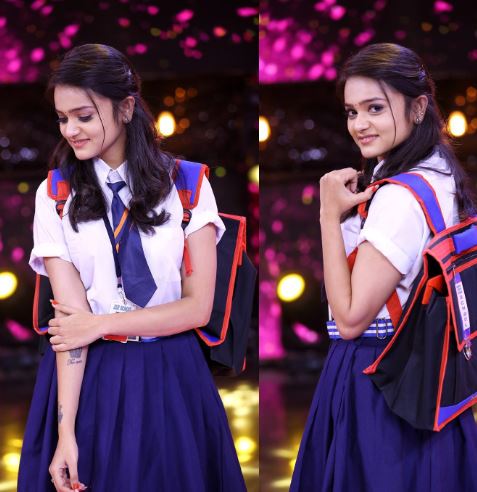 Sri Satya in Super Queen as a school student