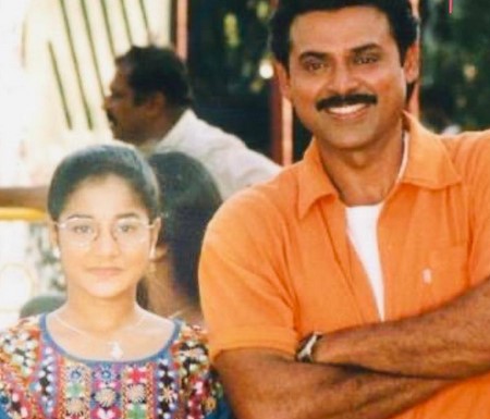Sudeepa Pinky in a film as a young artist in 2001