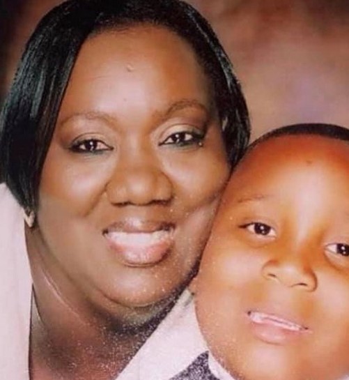 Childhood photo of Willie Spence with his mother