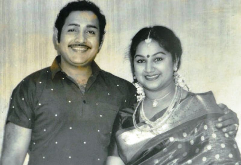 A photo of Vijayakumar with Manjula