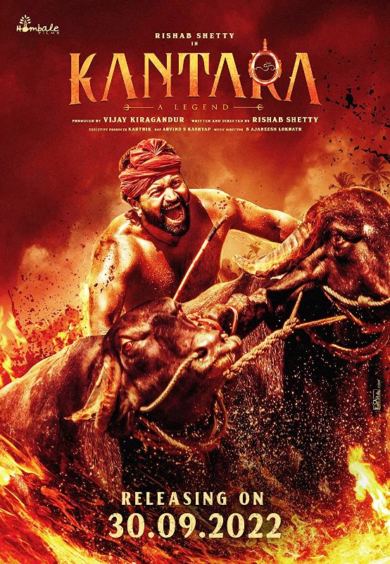 A poster of Kantara