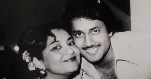 An old picture of Tabassum with her brother-in-law