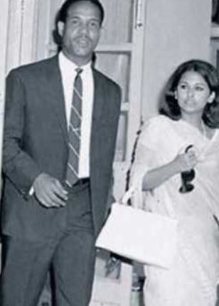 Anju Mahendru with her ex-boyfriend Gary Sobers