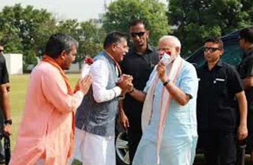 Chander Parkash Kathuria meeting PM Narendra Modi