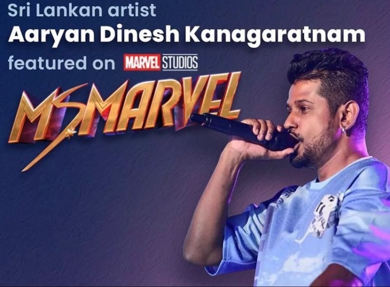 Dinesh Kanagaratnam featured on the OST of the TV series 'Ms. Marvel'
