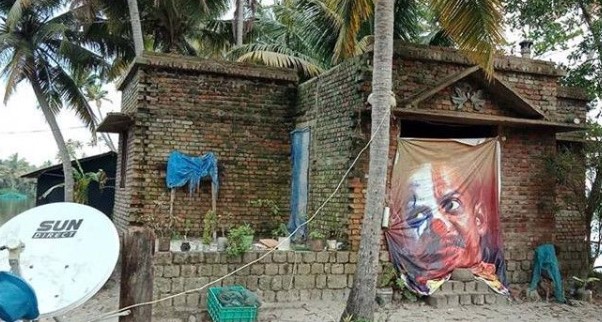Grace Antony's house in Kumbalangi in Kerala
