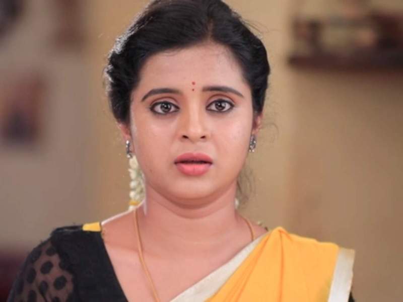 Kavyashree Gowda as 'Mangala Gowri' in a still from the television serial Mangala Gowri Madve