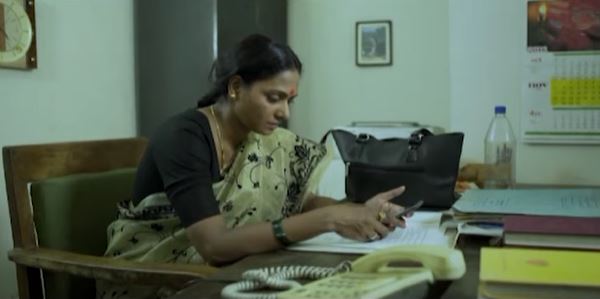 Megha Ghadge in the Marathi short film Pahila Paus