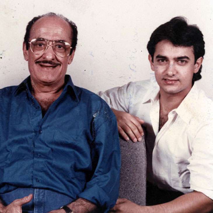 Mohammad Nasir Hussain Khan with Aamir Khan
