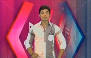 Mohammed Azeem anchoring a show on Sun TV