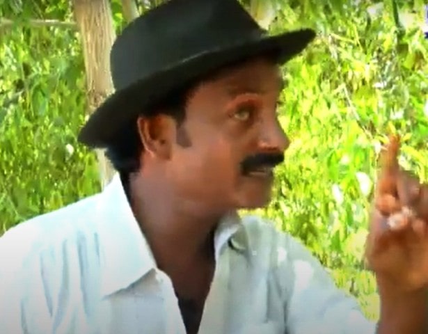 Naveen Bondel in the Kannada song Buddhi Shali Tulu