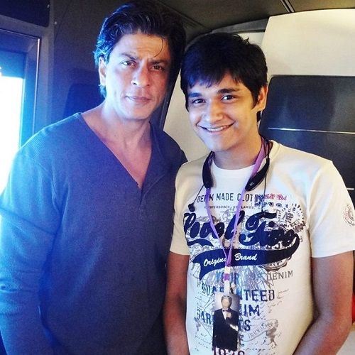 Nayandeep Rakshit with Shah Rukh Khan