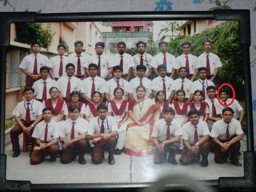 Nayandeep Rakshit's school group photo