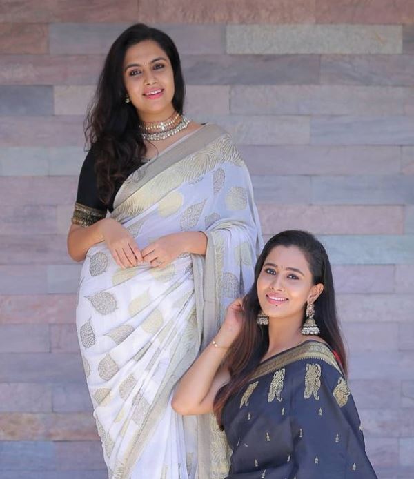 Neha Gowda with her sister, Sonu Gowda