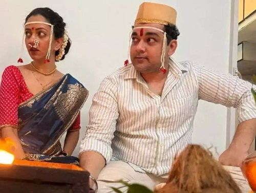 Neha Joshi and her husband