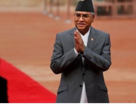 Nepal's Prime Minister Sher Bahadur Deuba in 2021