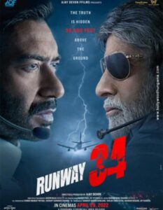 Poster of the Bollywood film Runway 34