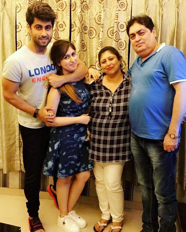 Richa with her family