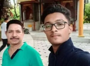 Rishi Singh with father