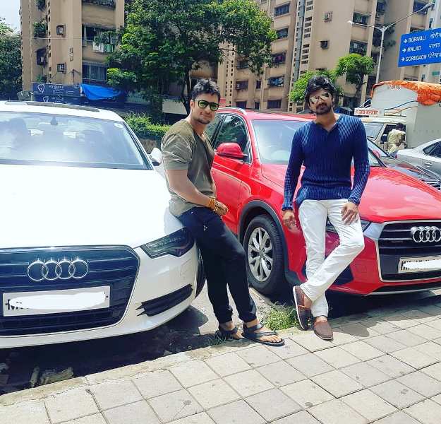 Shaleen Bhanot with his Audi A6