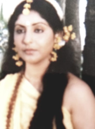 Sonali Chakraborty in a still from a movie in her young days