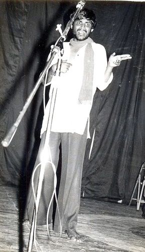 Tanikella Bharani performing in a theatre play