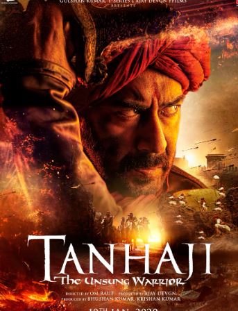 The poster of the film Tanhaji