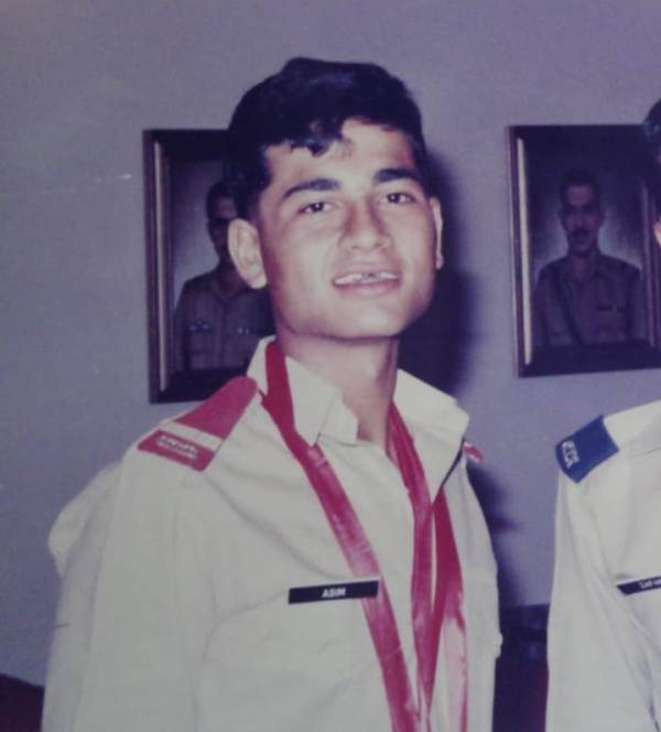 A photograph of Asim Munir taken at OTS when he was undergoing training
