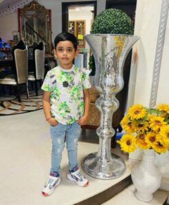 A picture of Archana Nag's son