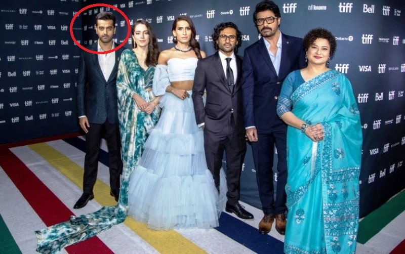 A picture of Saim Sadiq with his colleagues at the Toronto International Film Festival (TIFF)