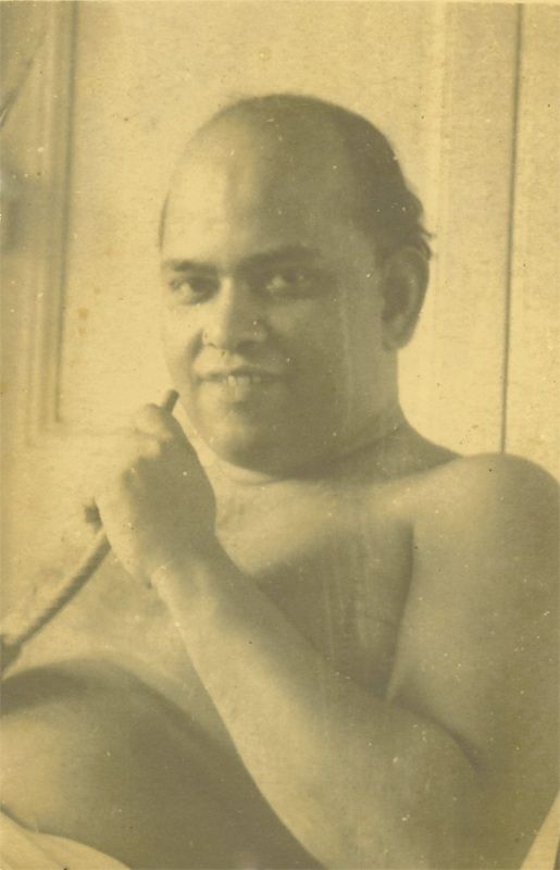 A picture of Savitri Devi's husband, Asit K. Mukherji, from 1942