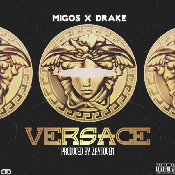 A poster of Migos' rap album Versace