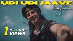 Danyal Zafar's signature on the poster of the song 'Udi Udi Jaave'