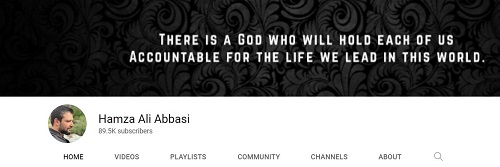 Hamza Ali Abbasi's YouTube channel