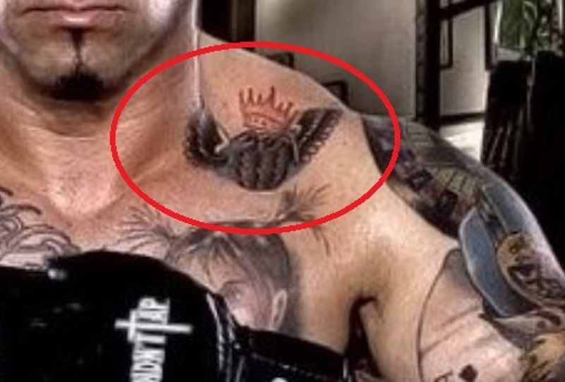 Jason David Frank's tattoo on left shoulder