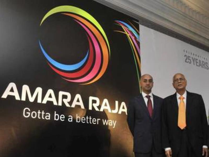 Jayadev Galla, vice chairman and managing director of Amara Raja Group of companies, with his father, founder and chairman of Amara Raja Group of companies