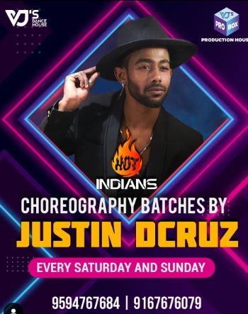 Justin D'Cruz's choreography batches poster