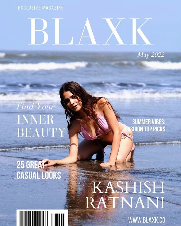 Kashish Ratnani on the cover of Blaxk