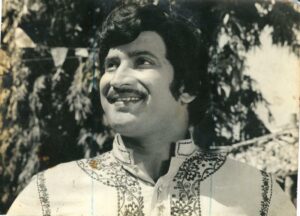 Krishna in a still from the film Samajaniki Saval (1979)