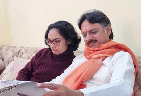 Laxmi Singh's husband and daughter