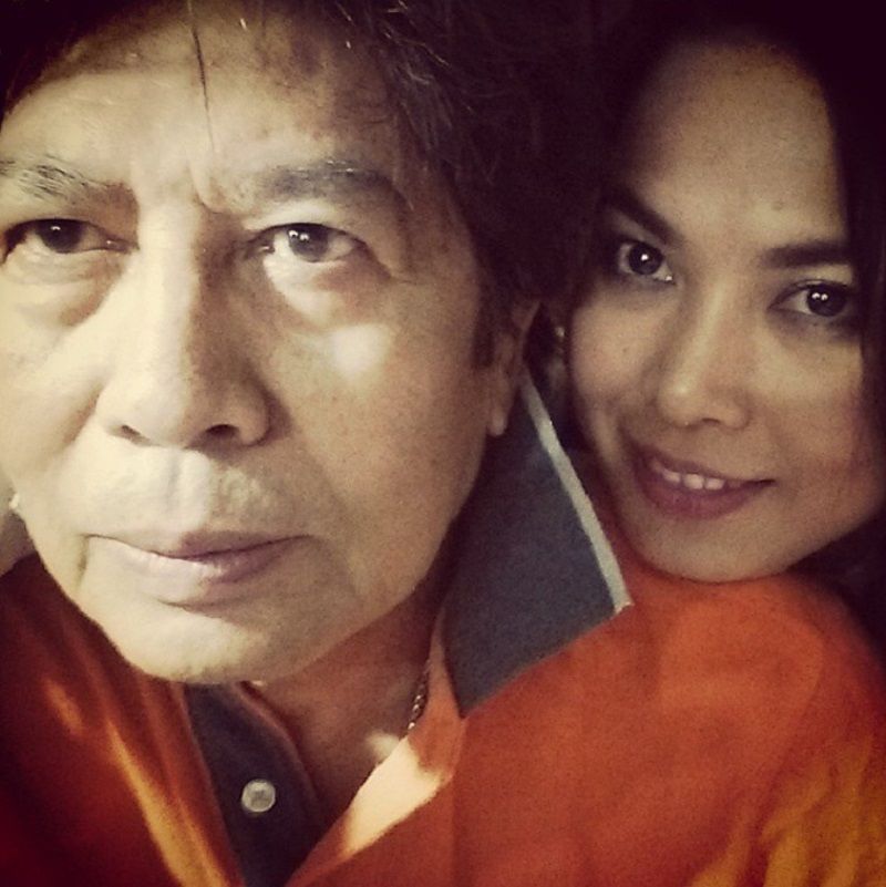 Lin Laishram with her father
