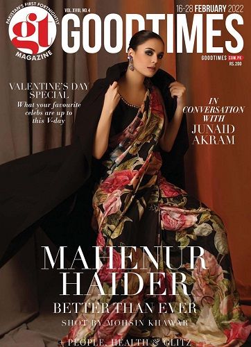 Mahenur Haider Khan featured on a magazine cover