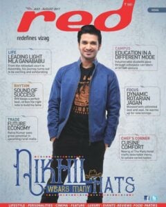 Nikhil Siddhartha on the cover of Red magazine
