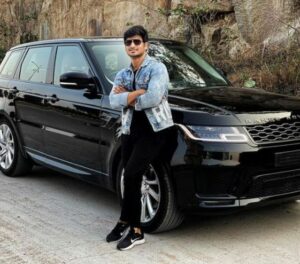 Nikhil Siddhartha with his Range Rover