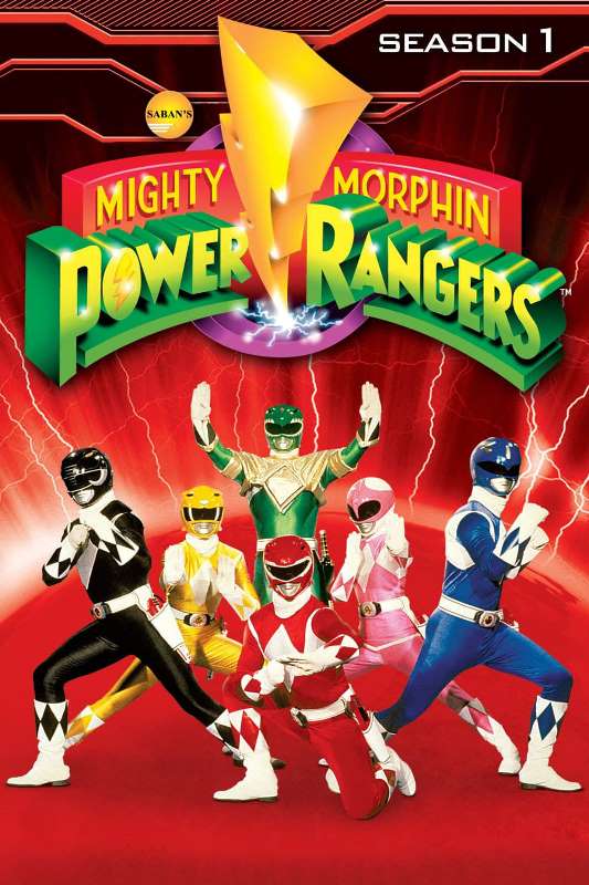 Poster of TV show 'Mighty Morphin Power Rangers' 1993