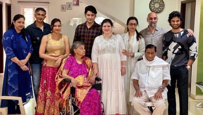 Priyadarshini with her family