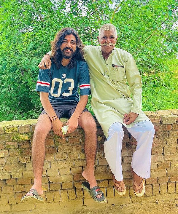 Rohit Bhati with his father, Manga Deep Bhati