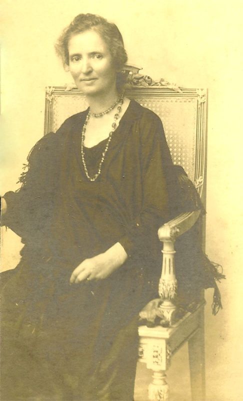 Savitri Devi's mother, Julia Portaz, in 1928